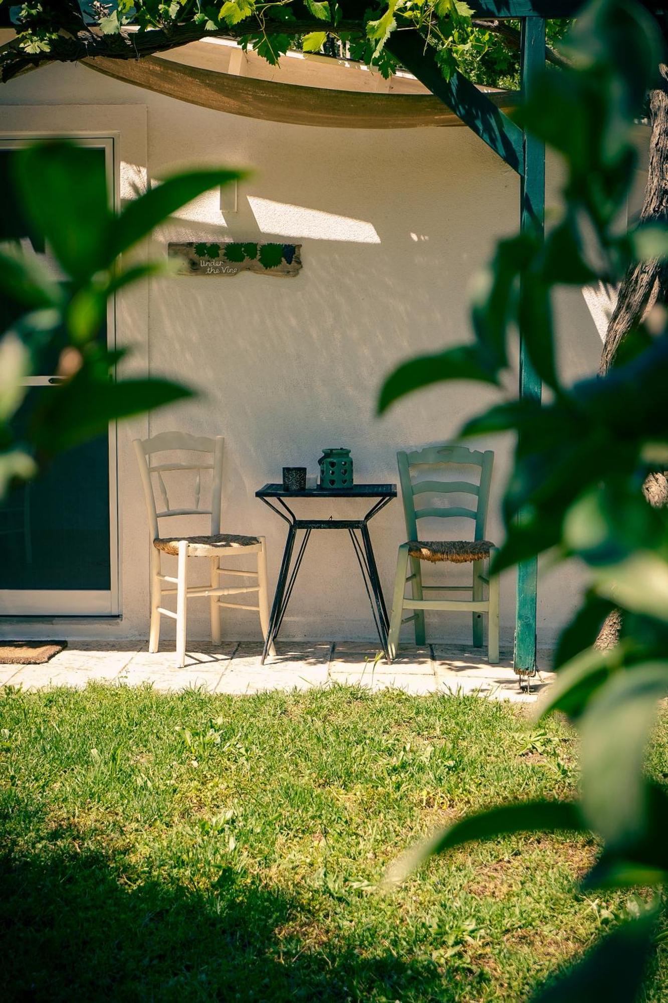 Under The Vine Garden House Daire Platánion Dış mekan fotoğraf